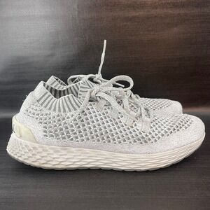 NOBULL AllDay Knit Mens Size 14 Grey Mesh Training Running Gym Shoes